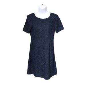 Madewell navy lace short sleeve dress size 2